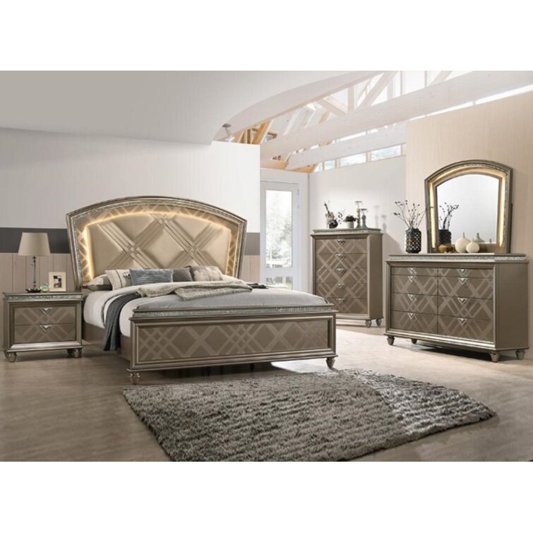 Wayfair 4 piece on sale bedroom set